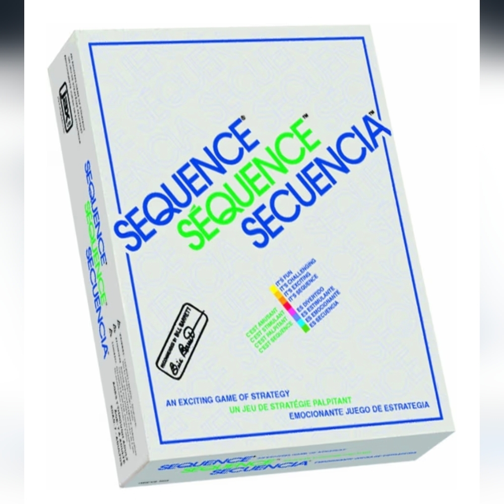 Sequence Original Game, Trilingual, with French and Spanish Instructions By Jax